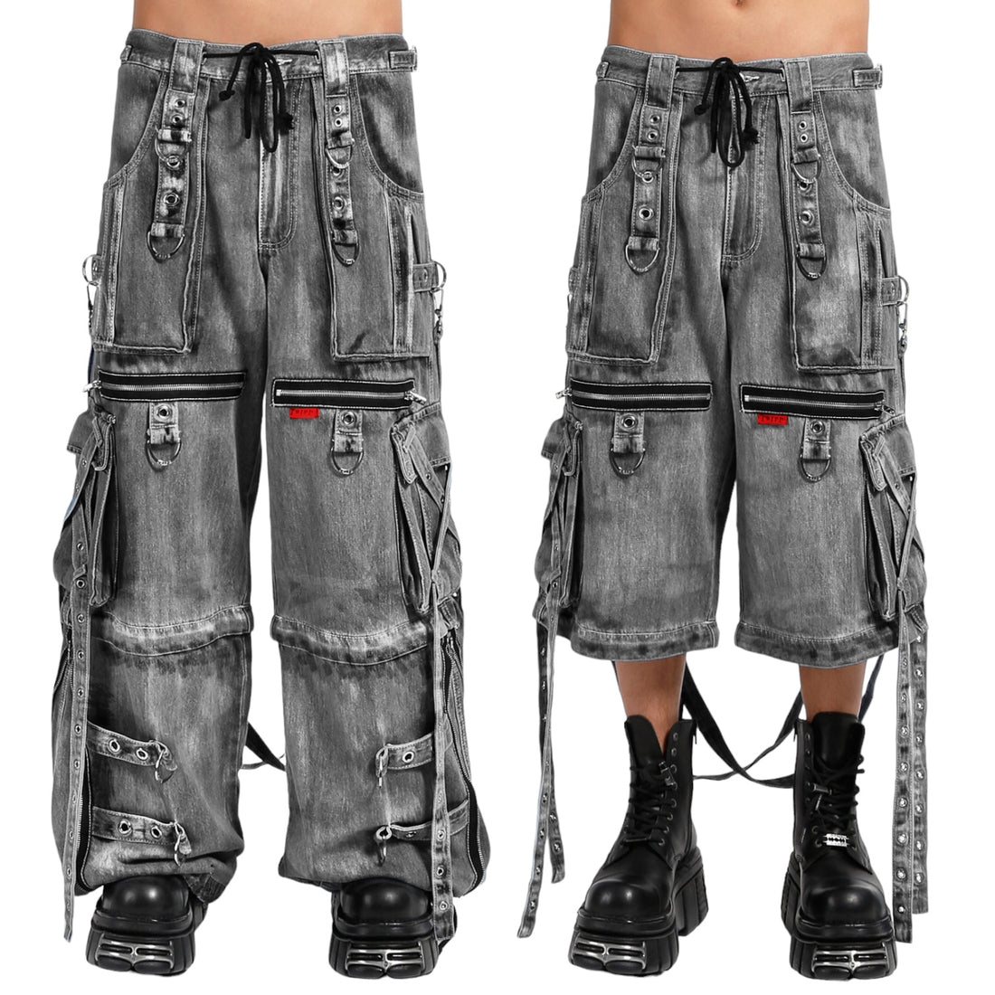 TRIPP NYC(トリップニューヨークシティ)のダークストリートパンツは長い!