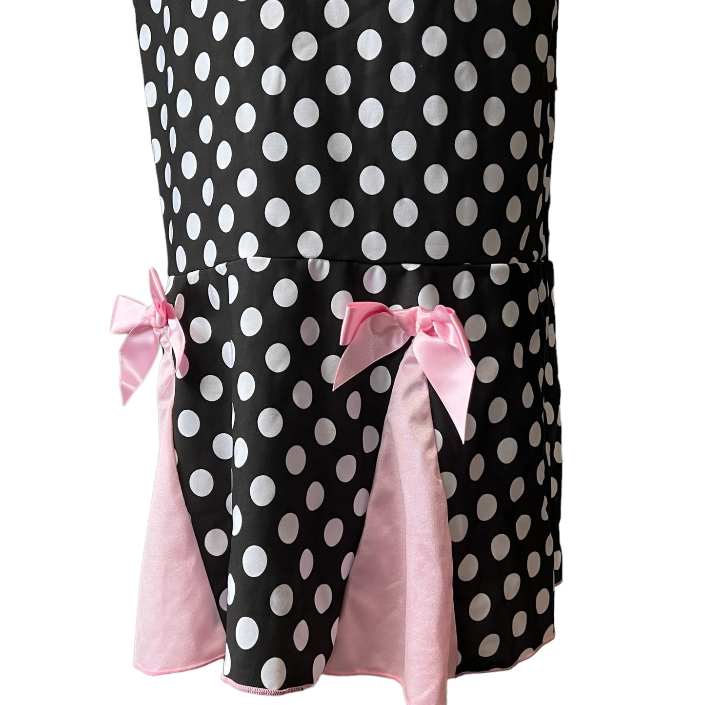 【LOLITA GIRL CLOTHING】ポルカドット&ピンクリボン ペンシルスカート