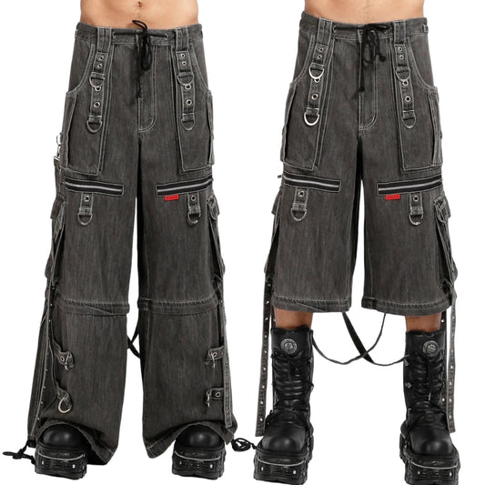 【TRIPP NYC】ワイドカーゴパンツ*X-STRAP PANT BLACK DENIM(JM7144M)