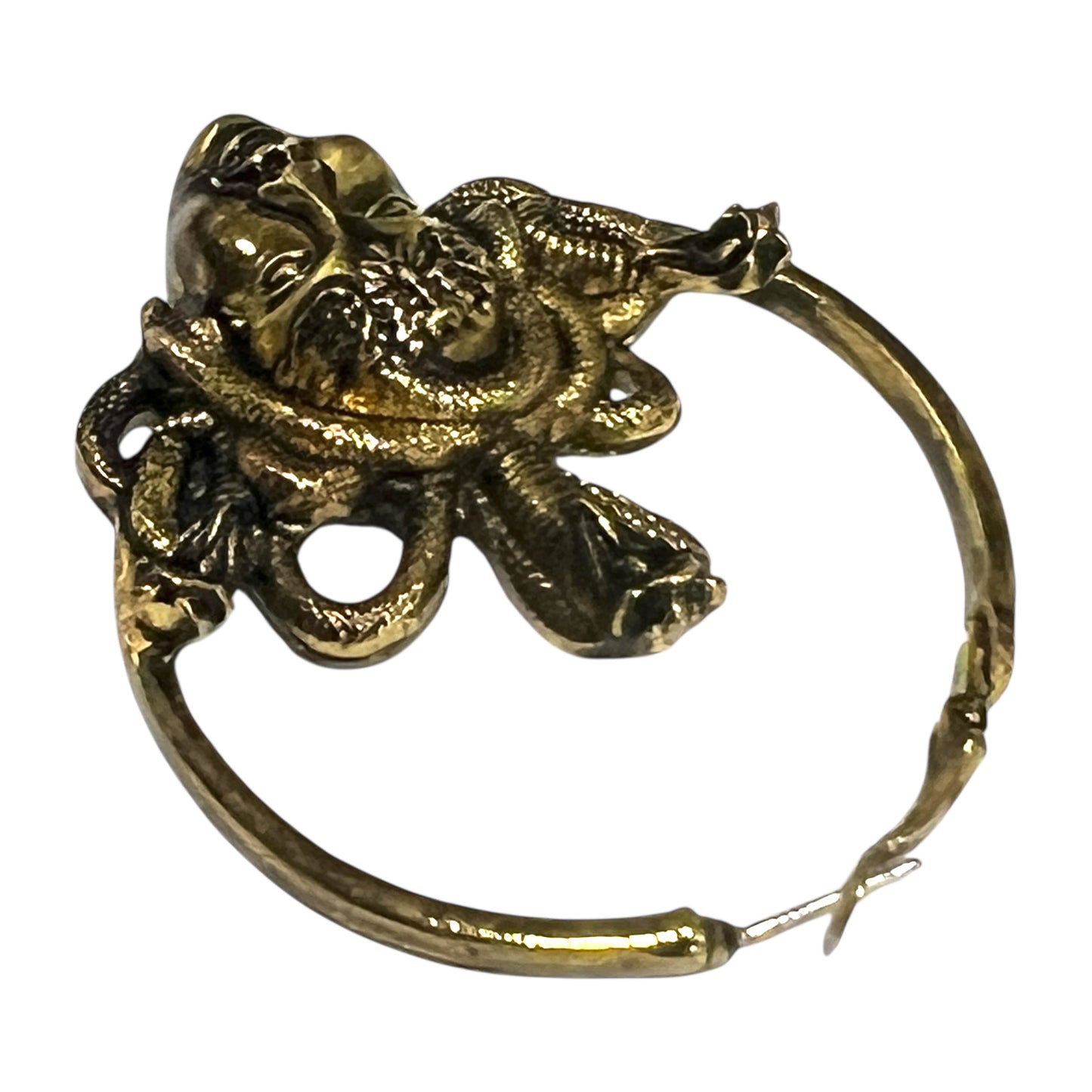 【RESTYLE】ピアス*Medusa Gold Hoop Earrings