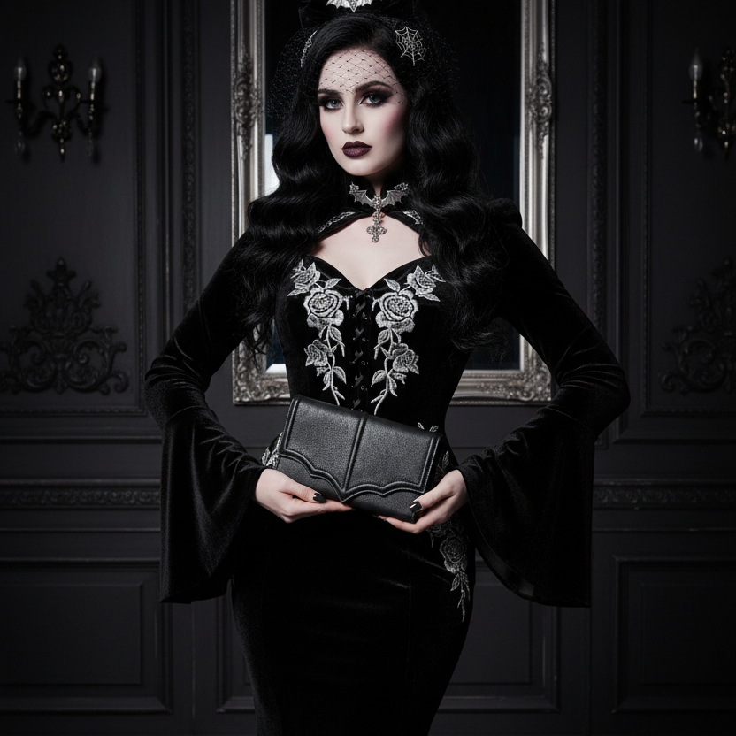【KILL STAR】Lunar Wings Wallet*コウモリモチーフウォレット