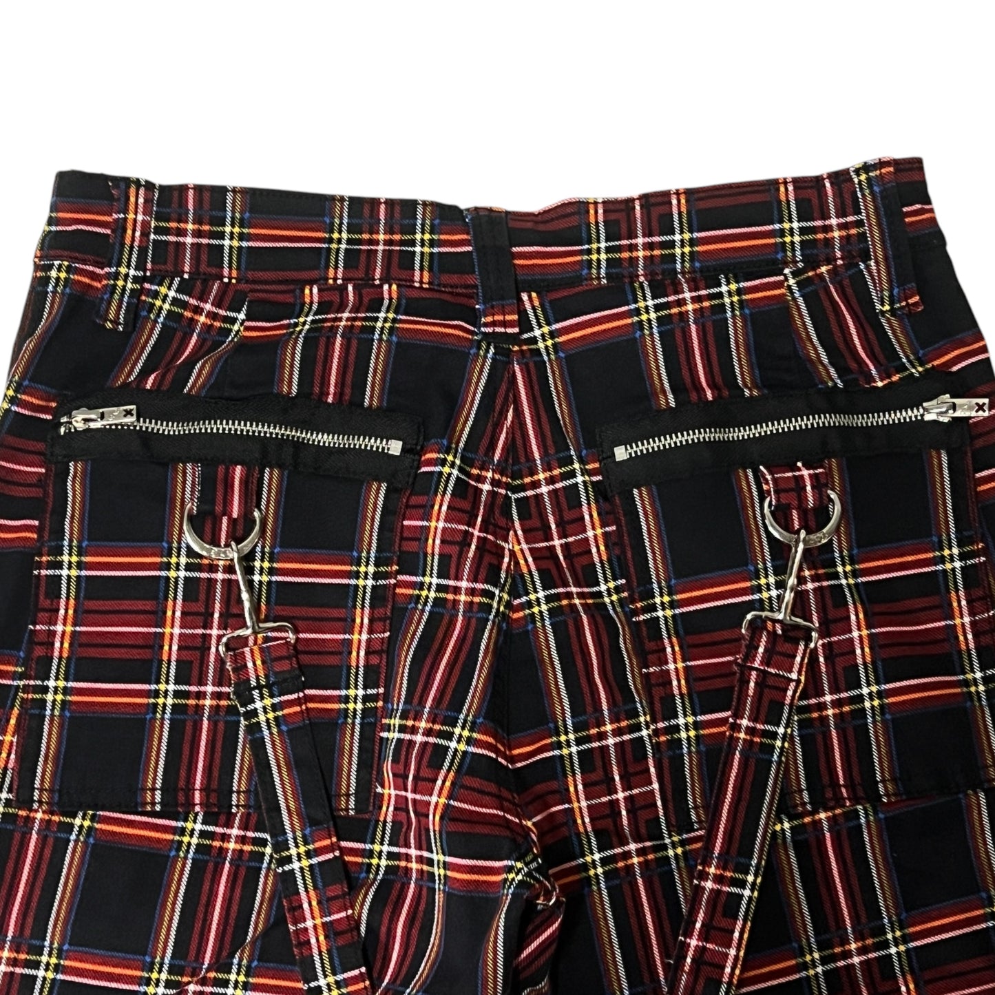 【TRIPP NYC】CLASSIC SLIM LEG BONDAGE PANT BLACK PLAID(IS674MP)