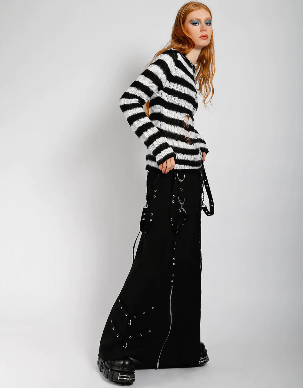 【TRIPP NYC】ボンデージマキシスカート*LONG NUCLEUS SKIRT(AF2537)