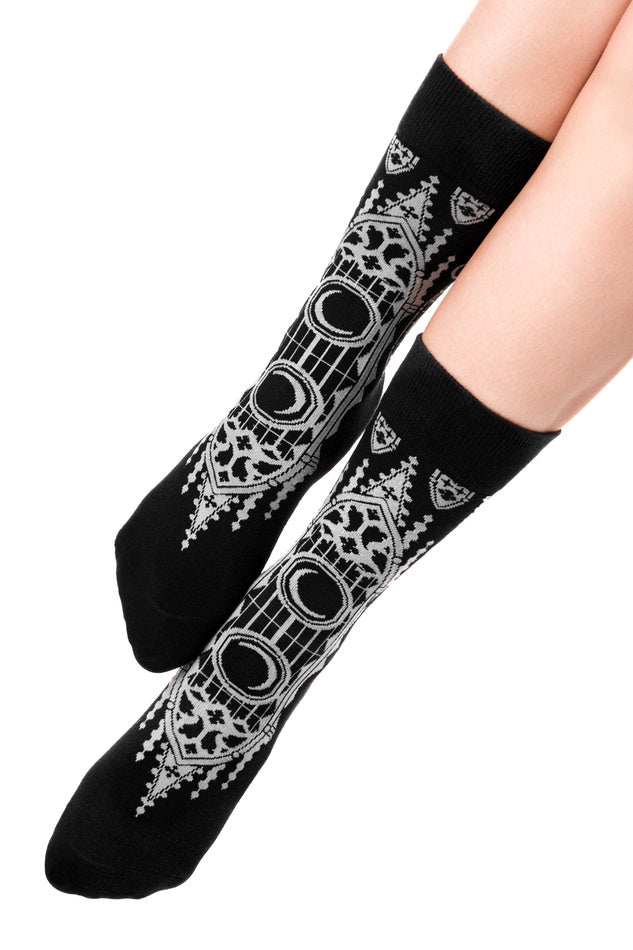 【RESTYLE】ソックス*CATHEDRALIS JACQUARD SOCKS