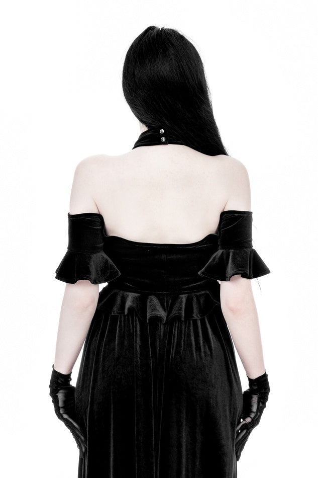 【RESTYLE】トップス*DARK ALTAR HALTERNECK TOP【取寄】