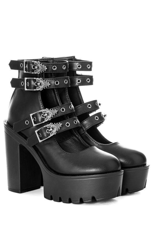 【RESTYLE】シューズ*EVELYNN PLATFORM SHOES【取寄】