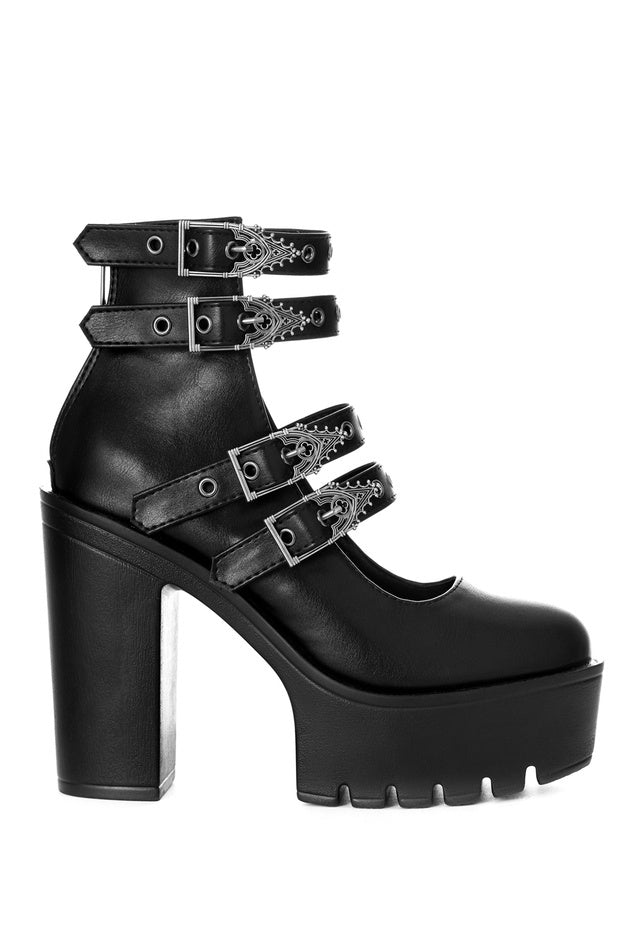 【RESTYLE】シューズ*EVELYNN PLATFORM SHOES【取寄】