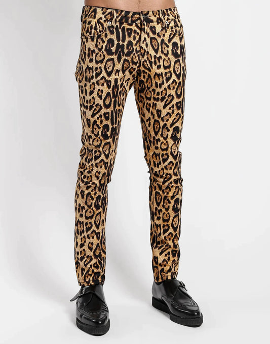 LEOPARD ROCKER JEAN【IS7374P-036】