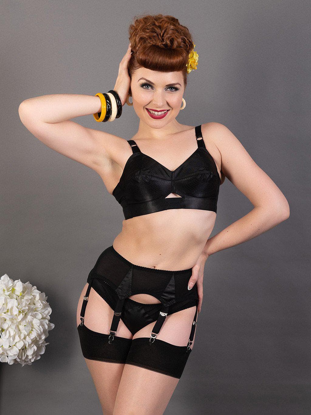 【WHAT KATIE DID】ガーターベルト*Maitresse Narrow Suspender Belt L2122【取寄】