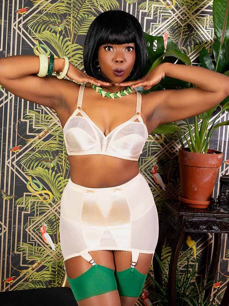 【WHAT KATIE DID】ガードル*Glamour Open Bottom Girdle L3019【取寄】