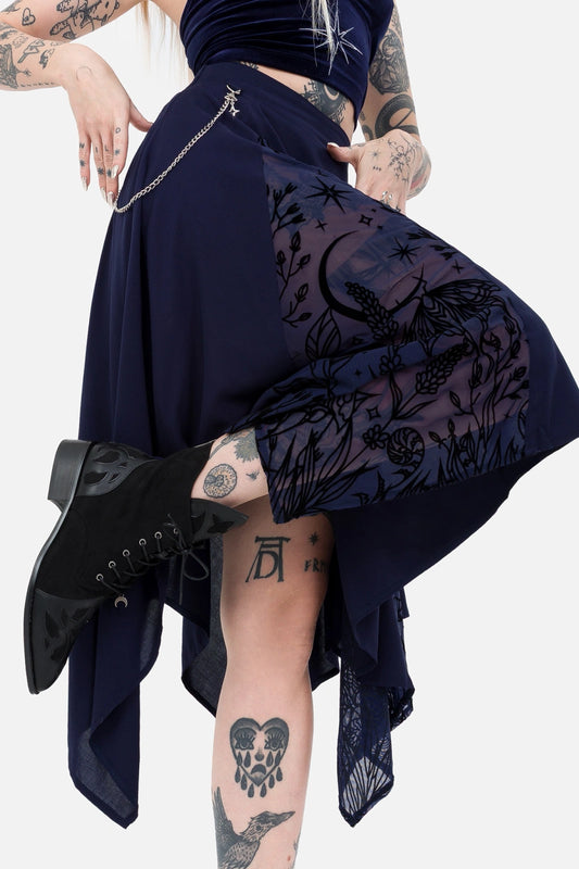 【RESTYLE】スカート*LUMINARY MIDI SKIRT【取寄】