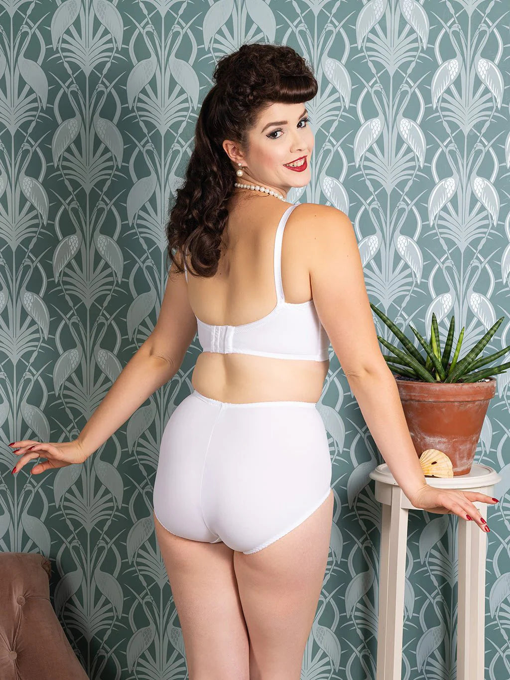 【WHAT KATIE DID】ブラジャー*Liz White Retro Bra【取寄】
