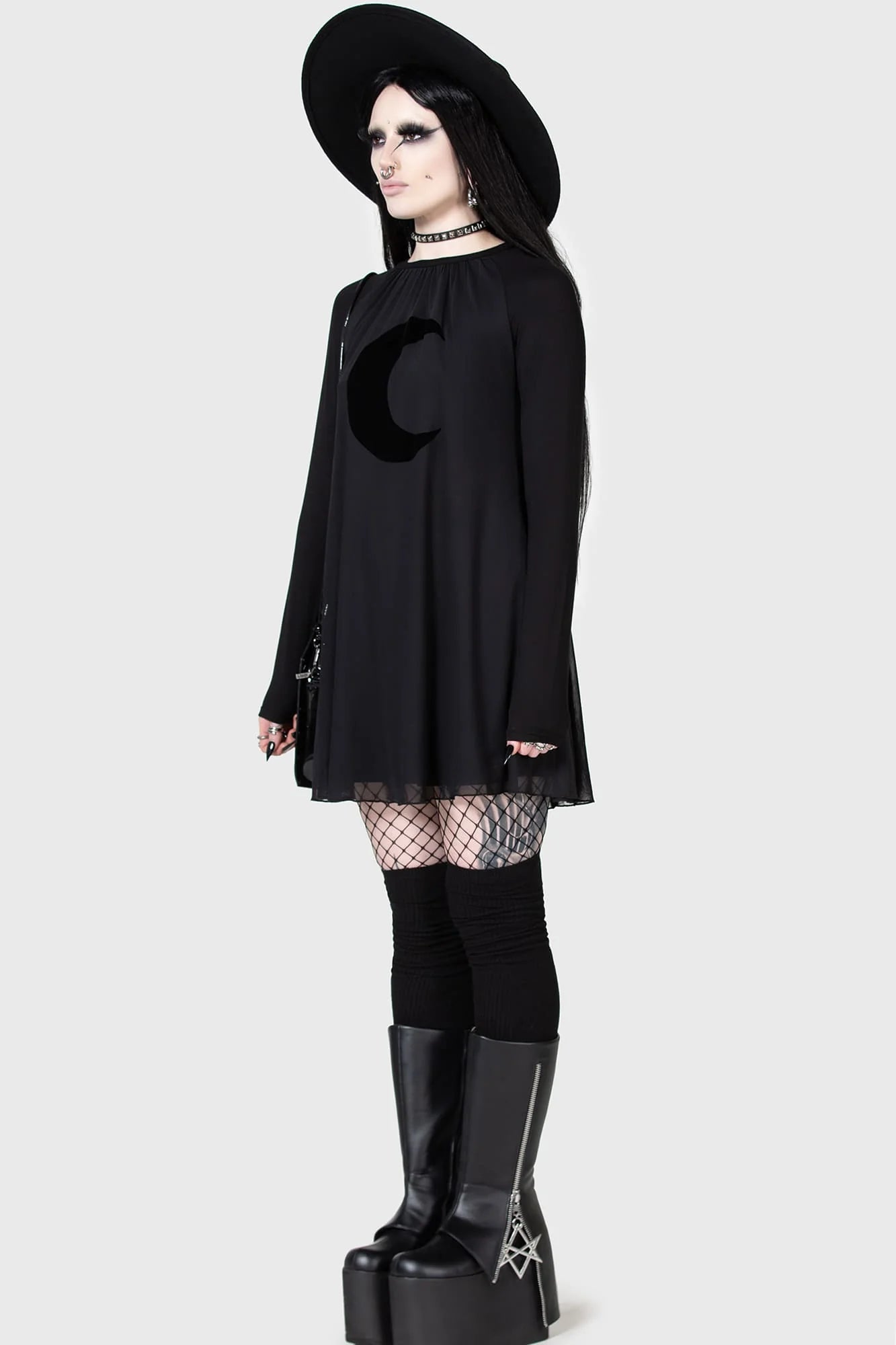 【KILL STAR】Lunar Apex Raglan Dress*チュニック丈ラグランドレス
