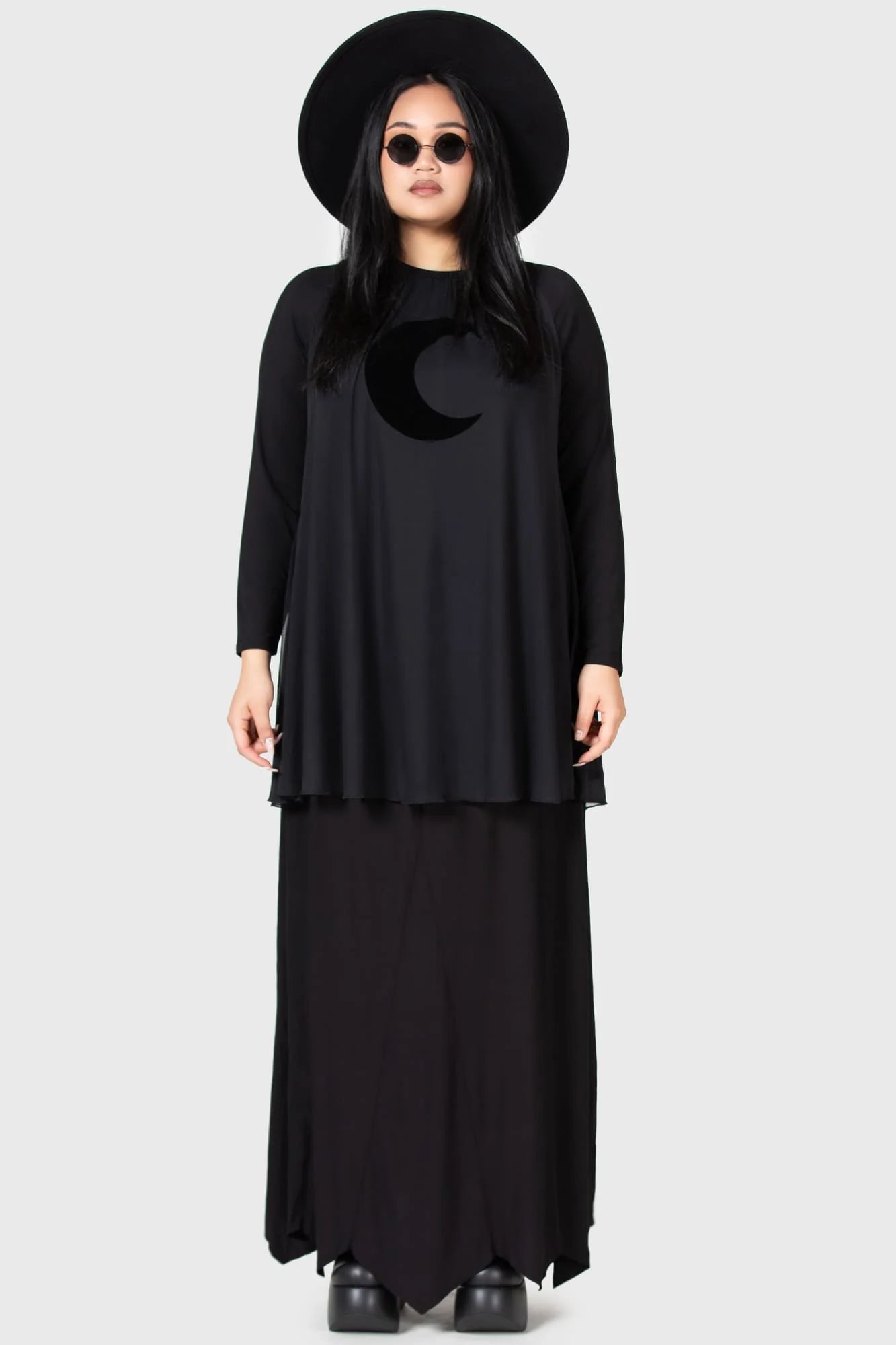 【KILL STAR】Lunar Apex Raglan Dress*チュニック丈ラグランドレス