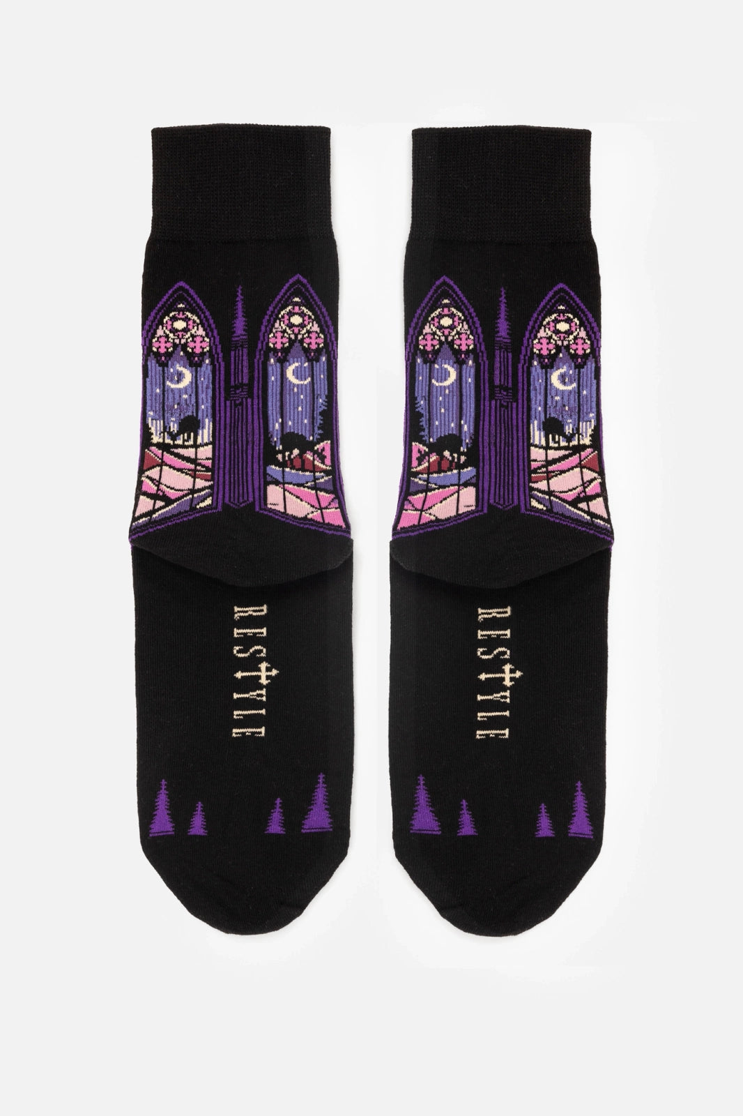 【RESTYLE】ソックス*NORTHERN LIGHTS JACQUARD SOCKS