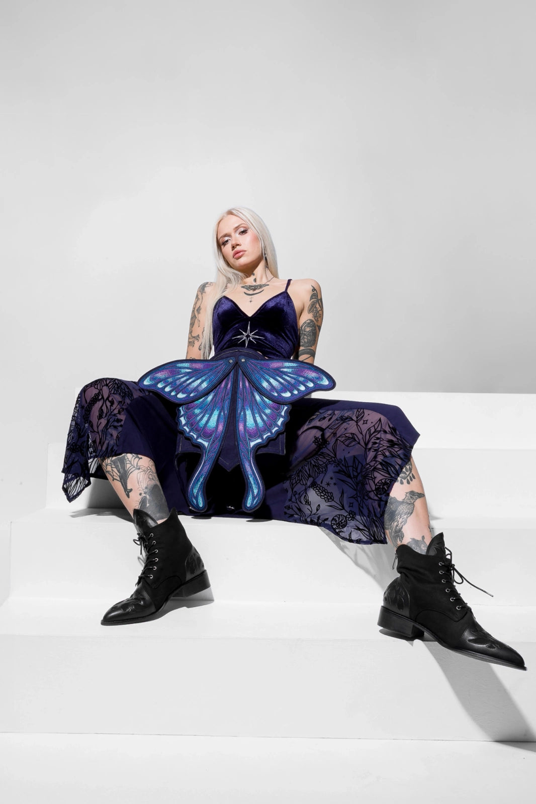 【RESTYLE】バックパック*SAPPHIRE MOTH BACKPACK【取寄】