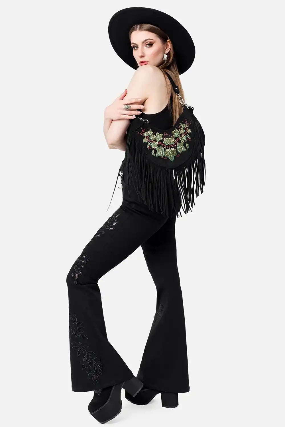 【RESTYLE】パンツ*TWISTED FATE BELL-BOTTOMS【取寄】