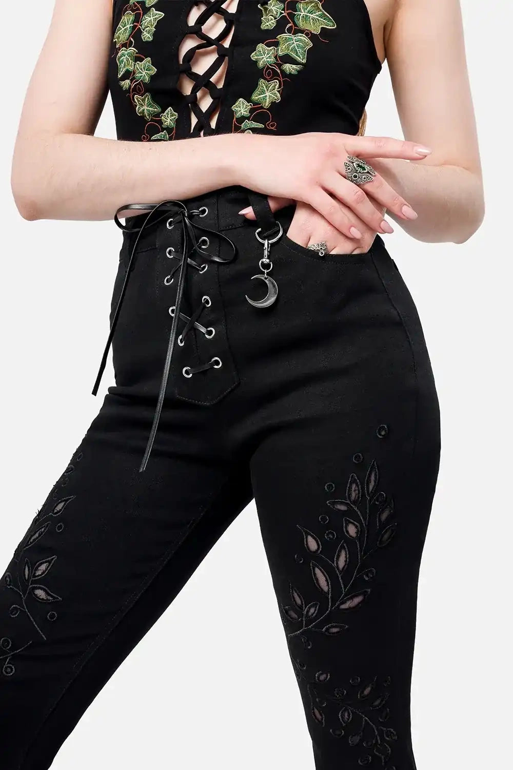 【RESTYLE】パンツ*TWISTED FATE BELL-BOTTOMS【取寄】