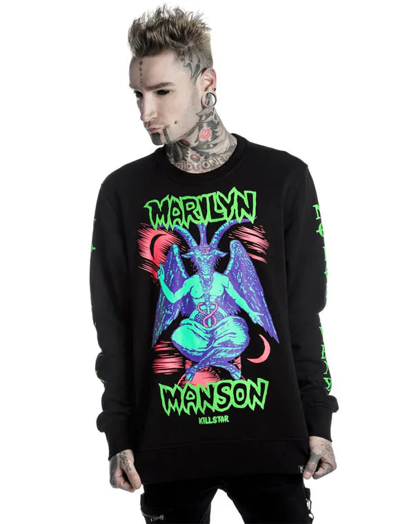 KILL STAR】WHEN I'M GOD SWEAT[UNISEX]＊マリリンマンソンコラボ