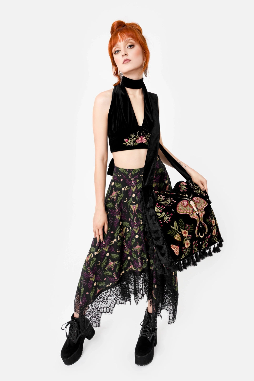 【RESTYLE】バッグ*WILDERWOOD VELVET BAG