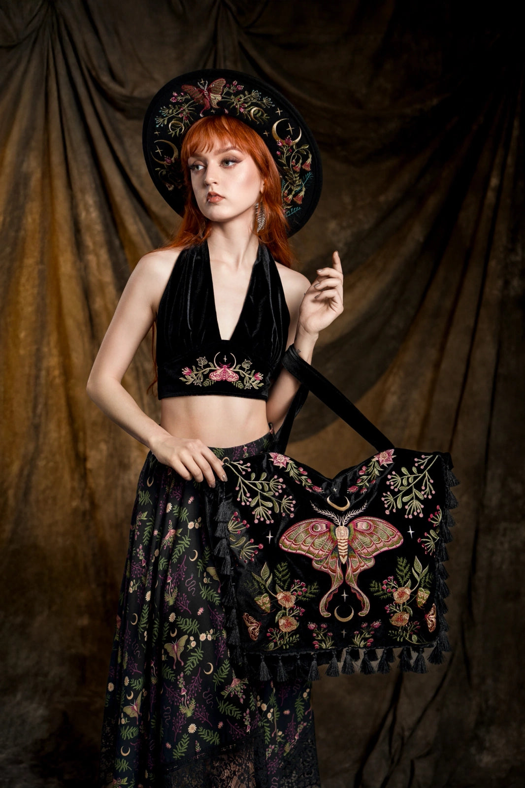 【RESTYLE】バッグ*WILDERWOOD VELVET BAG