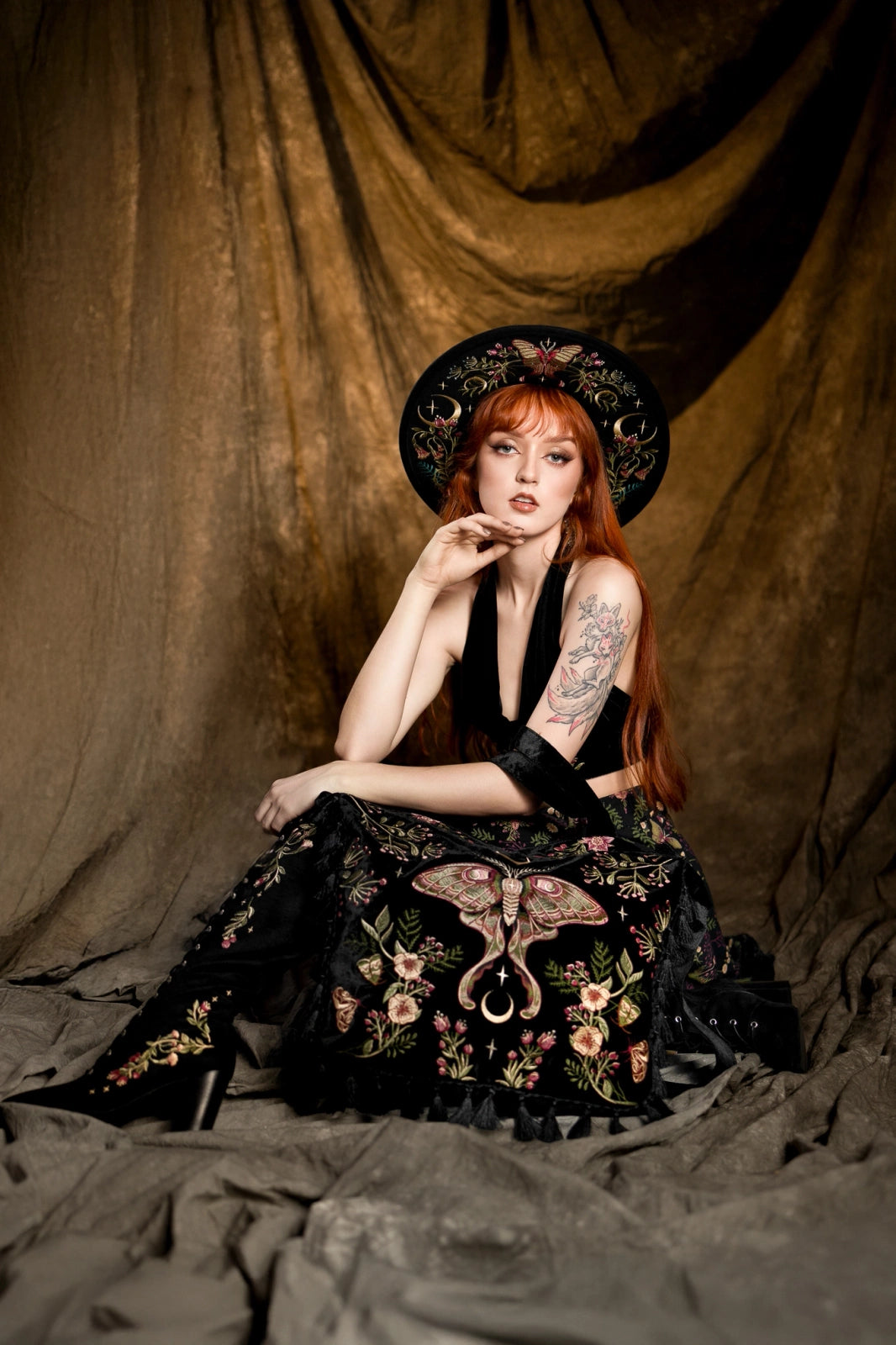 【RESTYLE】バッグ*WILDERWOOD VELVET BAG