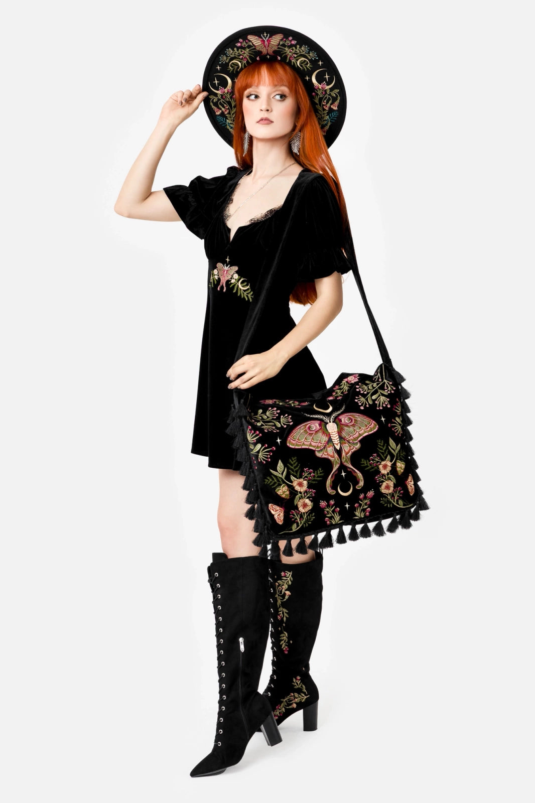 【RESTYLE】バッグ*WILDERWOOD VELVET BAG