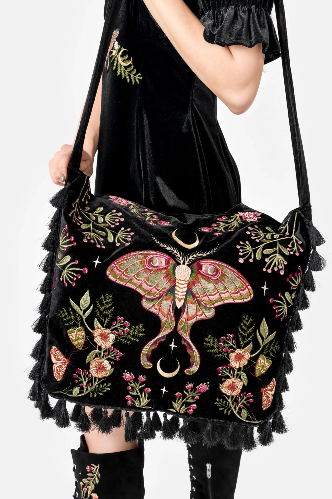 【RESTYLE】バッグ*WILDERWOOD VELVET BAG