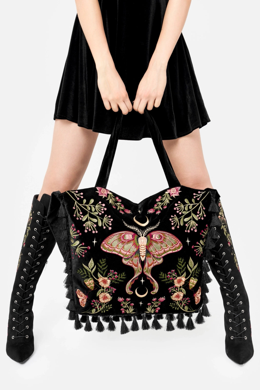 【RESTYLE】バッグ*WILDERWOOD VELVET BAG