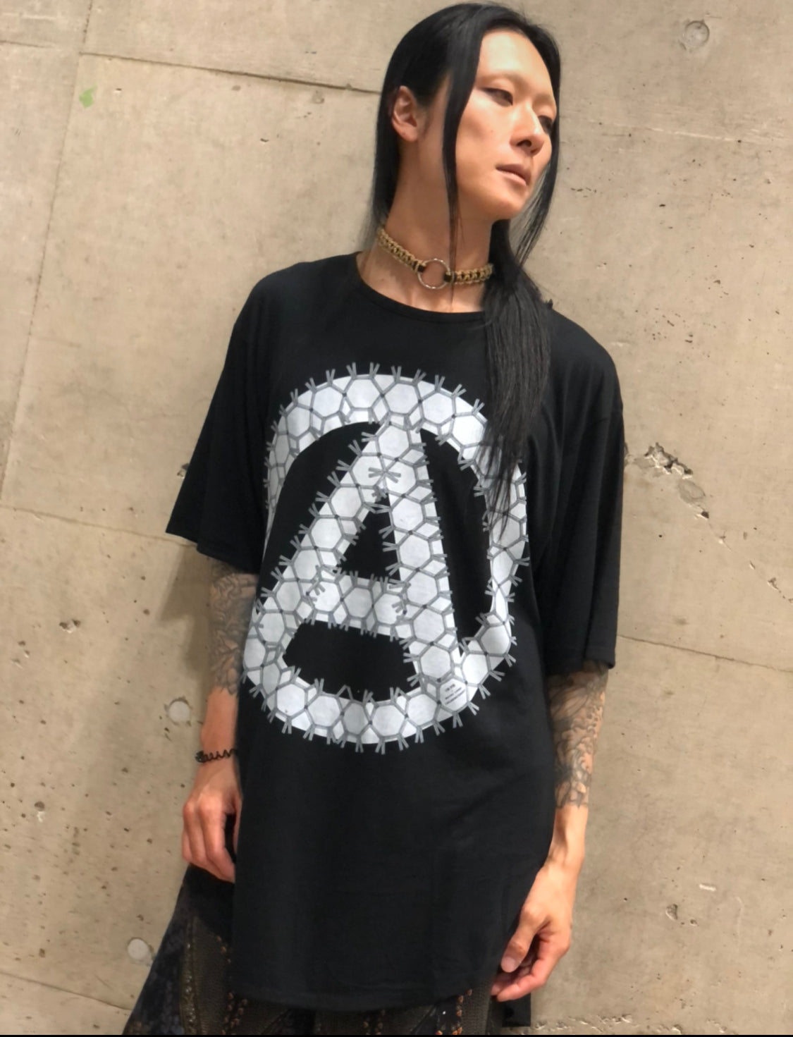 【FAR STAR】BIG フィッシュテイルTシャツ(アナーキッコウ WATARU SHINDO collaboration)