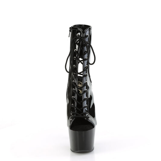 【PLEASER】ADORE-1016 プラットフォームシューズ Blk Pat/Blk【取寄】