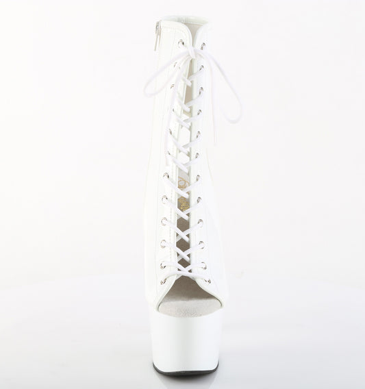 【PLEASER】ADORE-1016 プラットフォームシューズ Wht Pat/Wht【取寄】