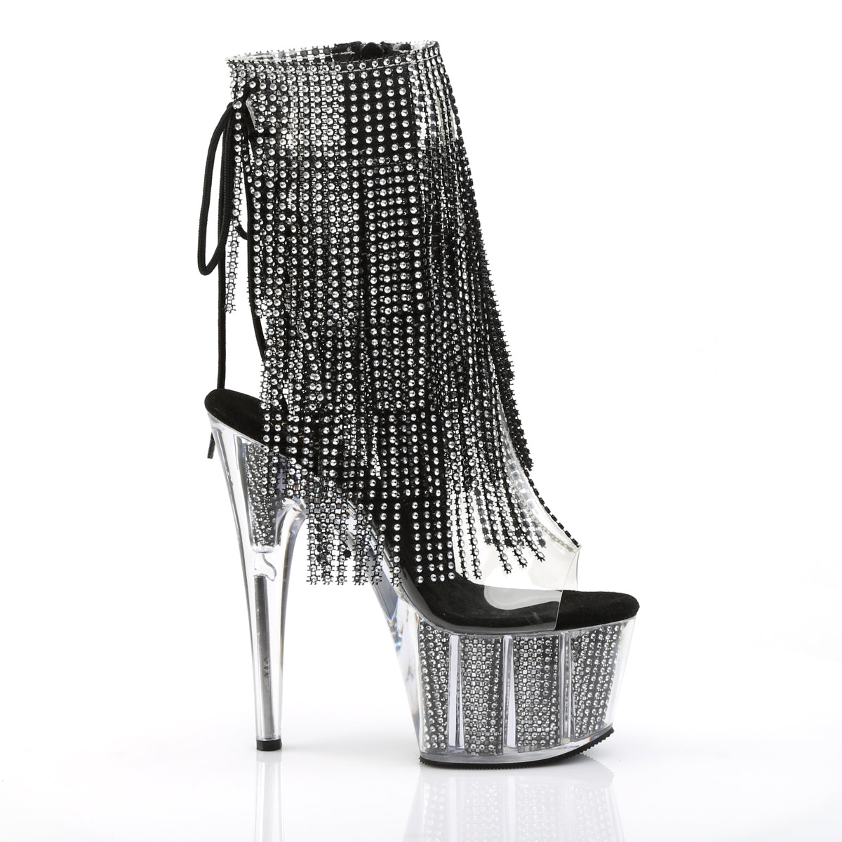【PLEASER】ADORE-1017SRS プラットフォームシューズ Clr-Blk RS/Blk SRS【取寄】