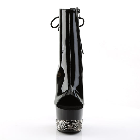 【PLEASER】ADORE-1018-3 プラットフォームシューズ Blk/Blk-Pewter RS【取寄】
