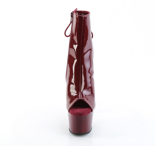 【PLEASER】ADORE-1018 プラットフォームシューズ Burgundy Pat/Burgundy【取寄】