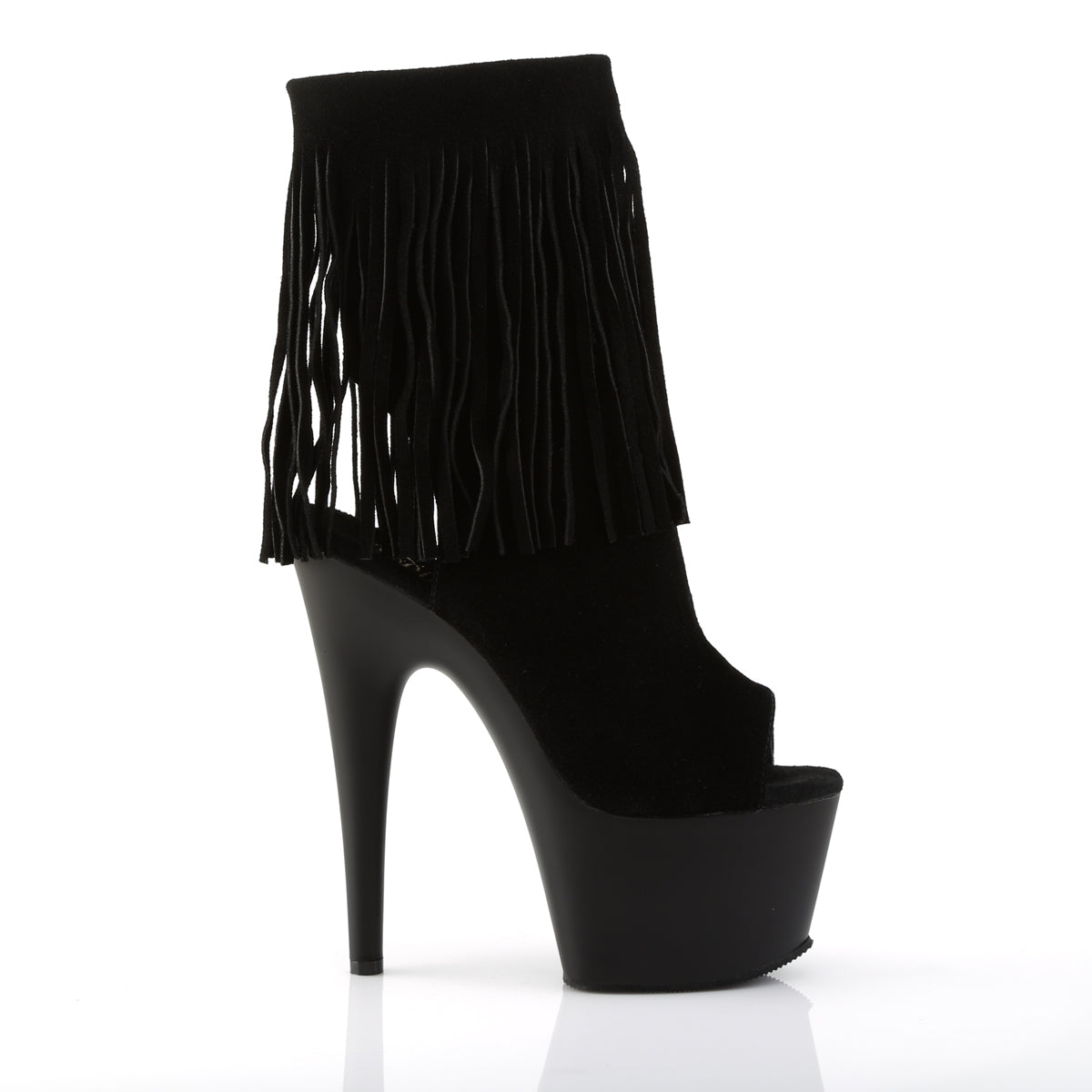【PLEASER】ADORE-1019 プラットフォームシューズ Blk Suede/Blk Matte【取寄】
