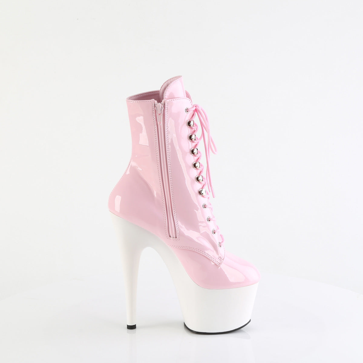 【PLEASER】ADORE-1020 プラットフォームシューズ B. Pink Pat/Wht【取寄】