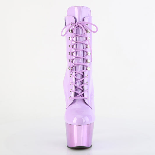 【PLEASER】ADORE-1020 プラットフォームシューズ Lavender Pat/Lavender Chrome【取寄】