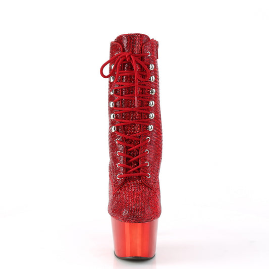 【PLEASER】ADORE-1020CHRS プラットフォームシューズ Red RS/Red Chrome【取寄】