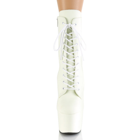 【PLEASER】ADORE-1020GD プラットフォームシューズ White Glow F.Leather/White Glow F.Leather【取寄】