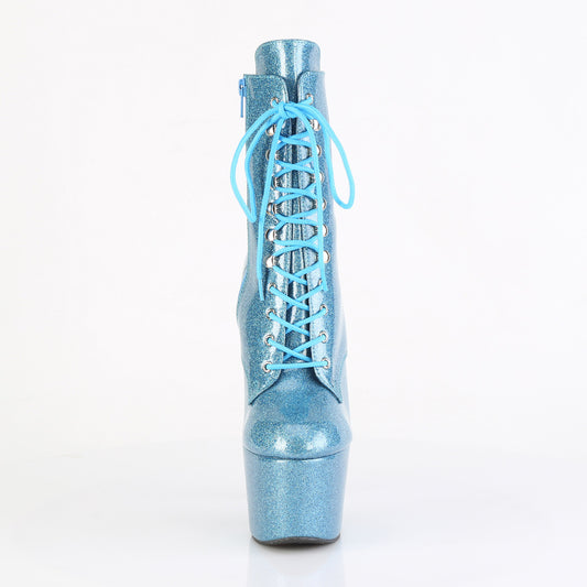【PLEASER】ADORE-1020GP プラットフォームシューズ B. Blue Glitter Pat/M【取寄】