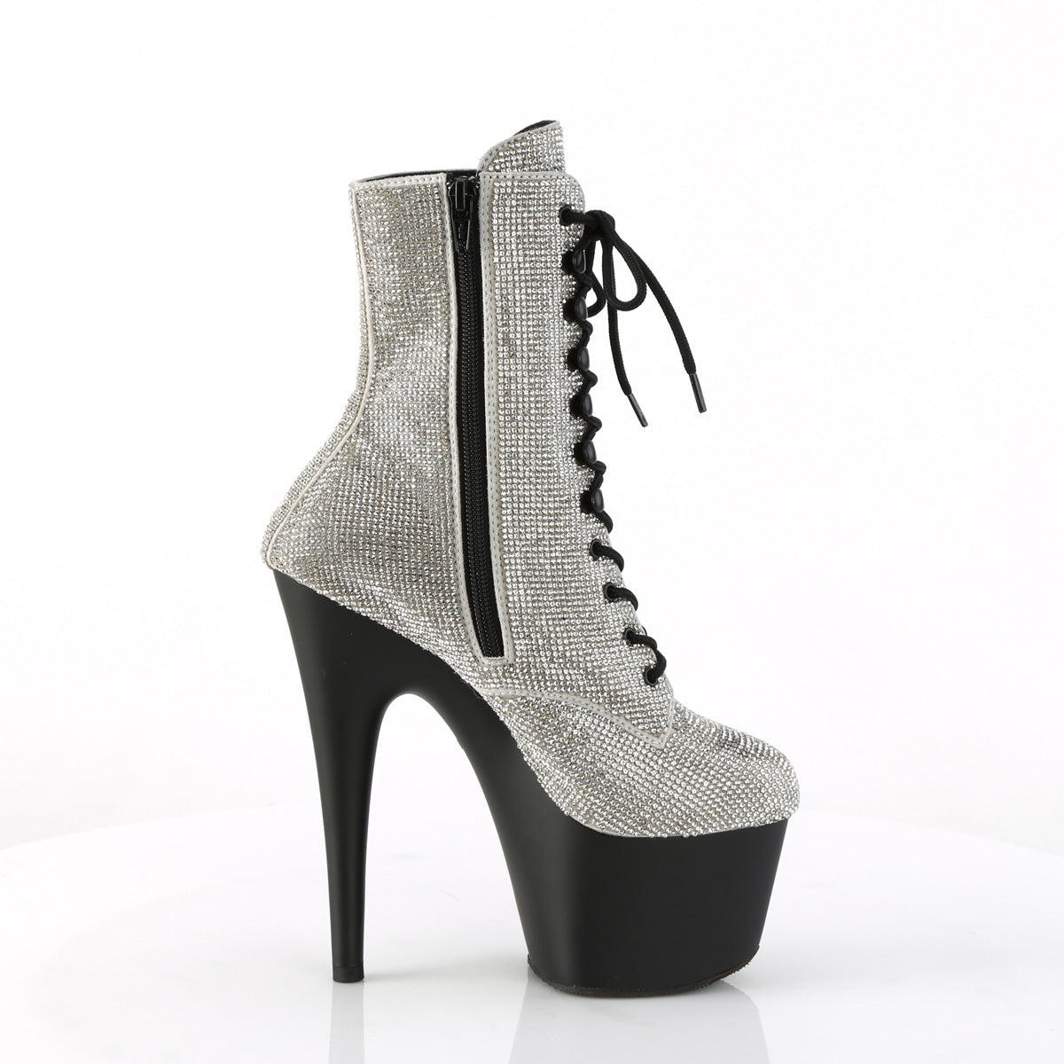 【PLEASER】ADORE-1020RS プラットフォームシューズ Slv RS/Black Matte【取寄】