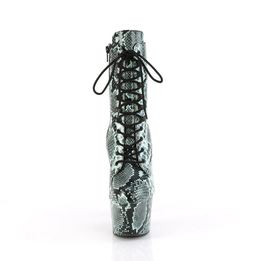【PLEASER】ADORE-1020SPWR シューズ Mint Snake Print/Mint Snake Print【取寄】