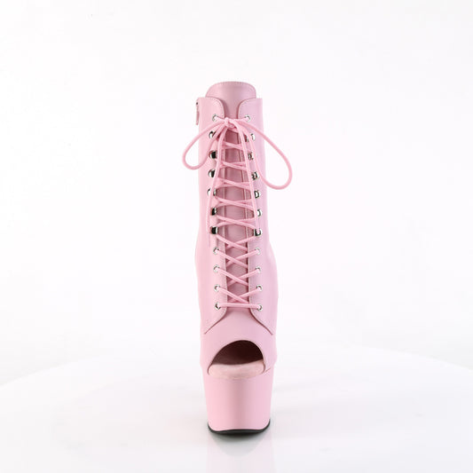 【PLEASER】ADORE-1021 シューズ B. Pink Faux Le/B. Pink Matte【取寄】