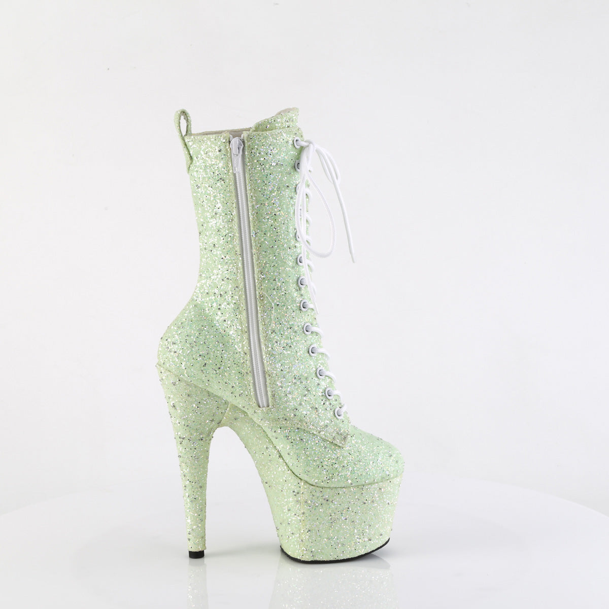 【PLEASER】ADORE-1040GR プラットフォームシューズ Mint Multi Glitters/Matching【取寄】