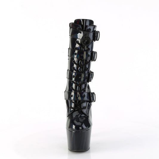 【PLEASER】ADORE-1046 シューズ Blk Holo Pat/Matching【取寄】