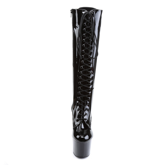 【PLEASER】ADORE-2023 プラットフォームシューズ Blk Str Pat/Blk【取寄】
