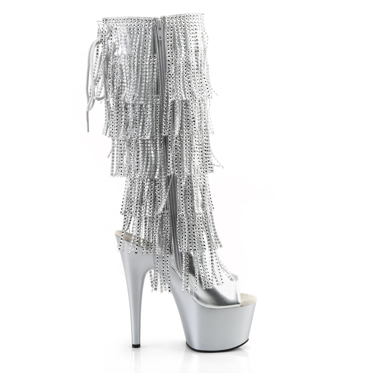 【PLEASER】ADORE-2024RSF プラットフォームシューズ Slv Metallic Pu/Slv Matte【取寄】