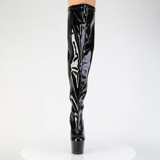 【PLEASER】ADORE-3000WCF プラットフォームシューズ Blk Str. Pat/Blk【取寄】