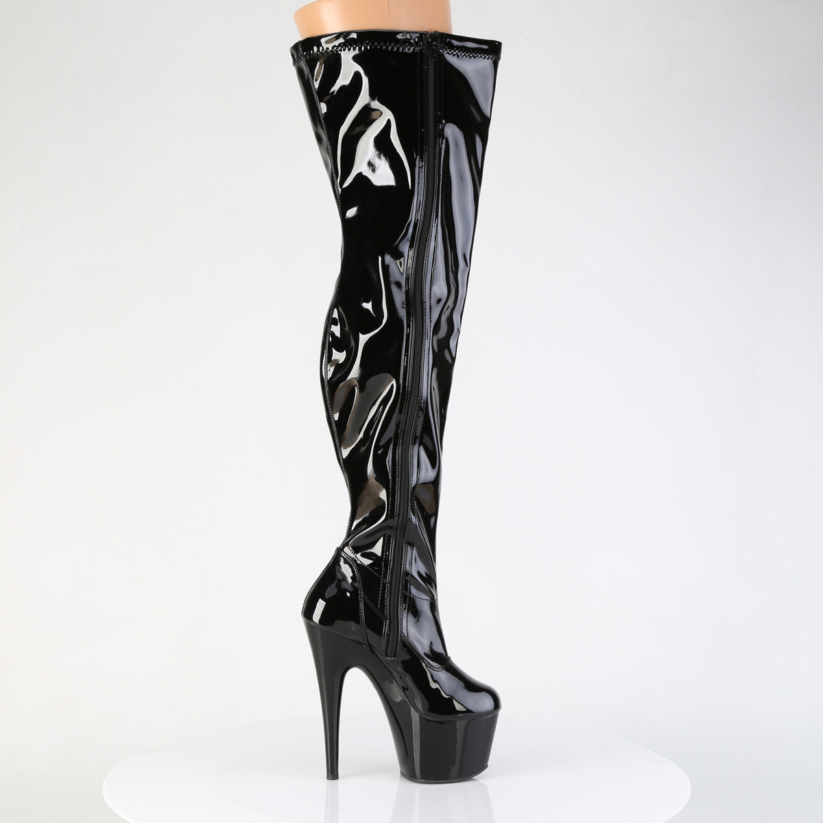 【PLEASER】ADORE-3000WCF プラットフォームシューズ Blk Str. Pat/Blk【取寄】